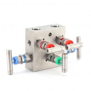 Пятивентильный манифольд QFF3 HJ5W-FNPT8-FBP8-V-P-SS из SS316 HJ5W-FNPT8-FBP8-V-P-SS  5RSS-FNS8-FRT8-V-P   