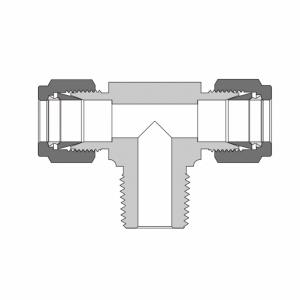Тройник симметричный ввертной HJBMT-YZ2-NPT4-SS из SS316 HJBMT-YZ2-NPT4-SS SS-200-3-4TTM SS-TTM-FL2-NS4 CBTM 2-4N  