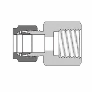 Штуцер с внутренней резьбой HJKF-YZ2-NPT2-SS из SS316 HJKF-YZ2-NPT2-SS  SS-CF-FL2-NS2 CFC 2-2N  