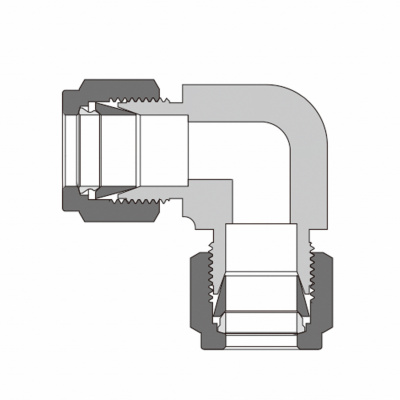 Угольник проходной HJKL-YZ2-SS из SS316 HJKL-YZ2-SS SS-200-9 SS-LU-FL2 CLA-2  